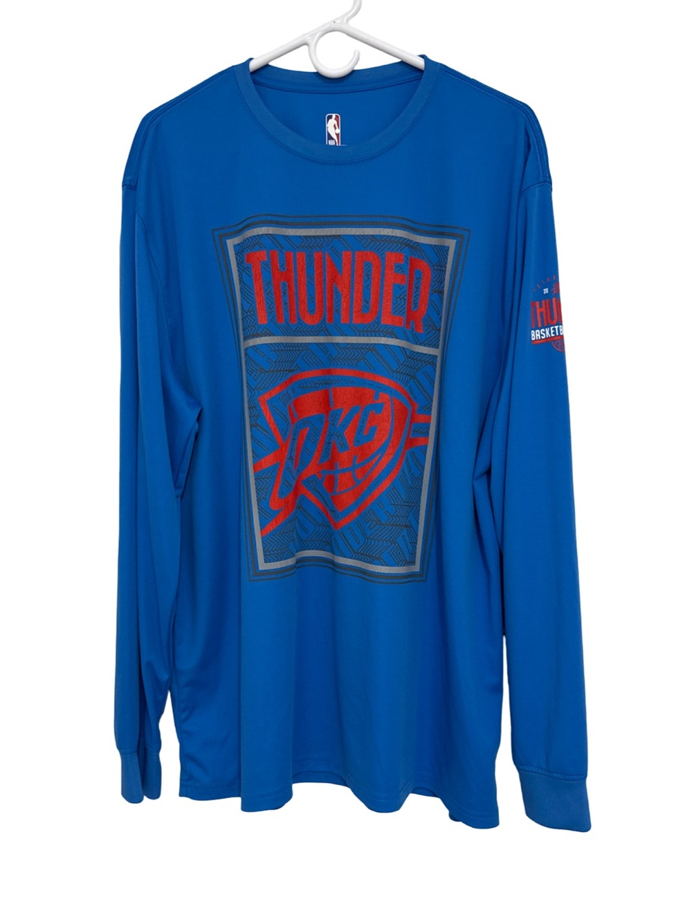 OKC Thunder NBA Team Long Sleeve Training Top Men’s XXL